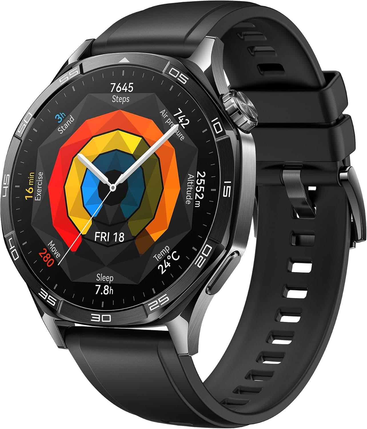 HUAWEI Watch GT 5 46mm Smartwatch, Silueta con Diseño Sofisticado, Negro