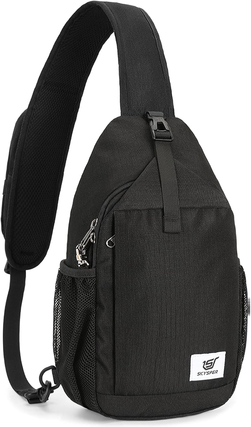 SKYSPER Bolso Hombre de Pecho Bandolera Bolsos de hombro Antirrobo Crossbody Sling Bag para Hombres y Mujeres, Ideal para Viaje y Deporte