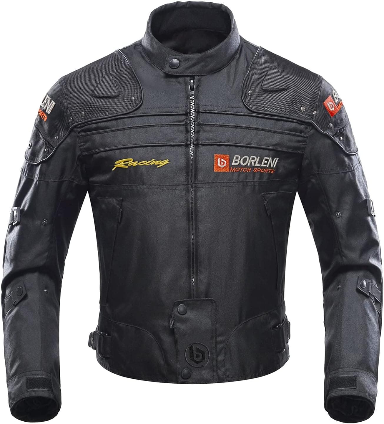 BORLENI Chaqueta de moto a prueba de viento motocicleta armadura de equipo de protección otoño invierno verano para hombre de toda estaciòn XL