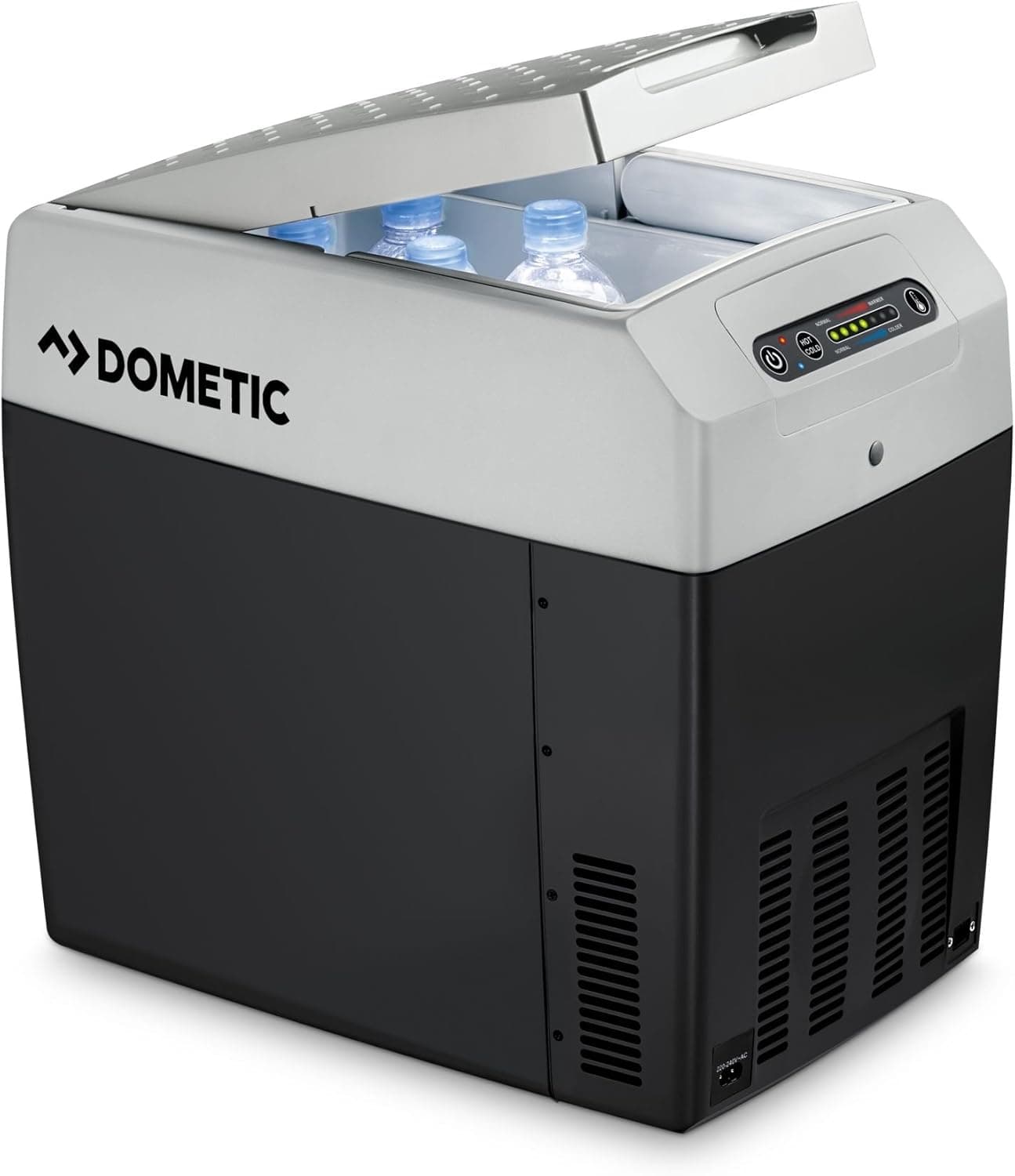 DOMETIC TropiCool TCX 21 Nevera Eléctrica Portátil, 20 l, mini nevera para coche, camión, barco y autocaravana, 12/24 V y 230 V