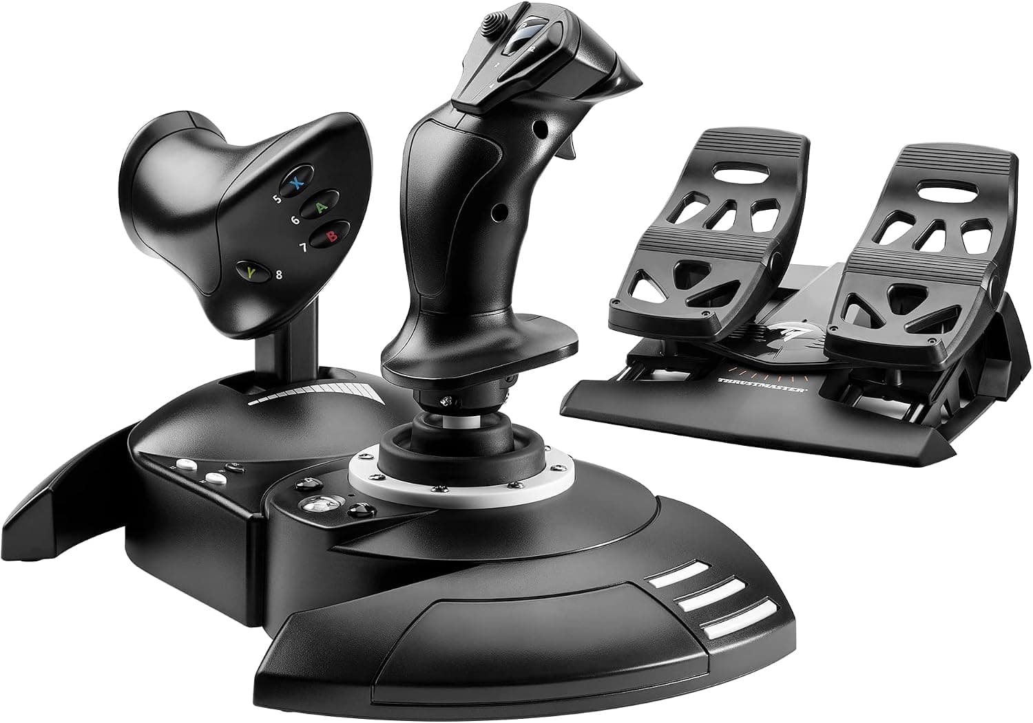 Thrustmaster T-Flight Full Kit HOTAS con Pedales de Timón - XBOX y PC