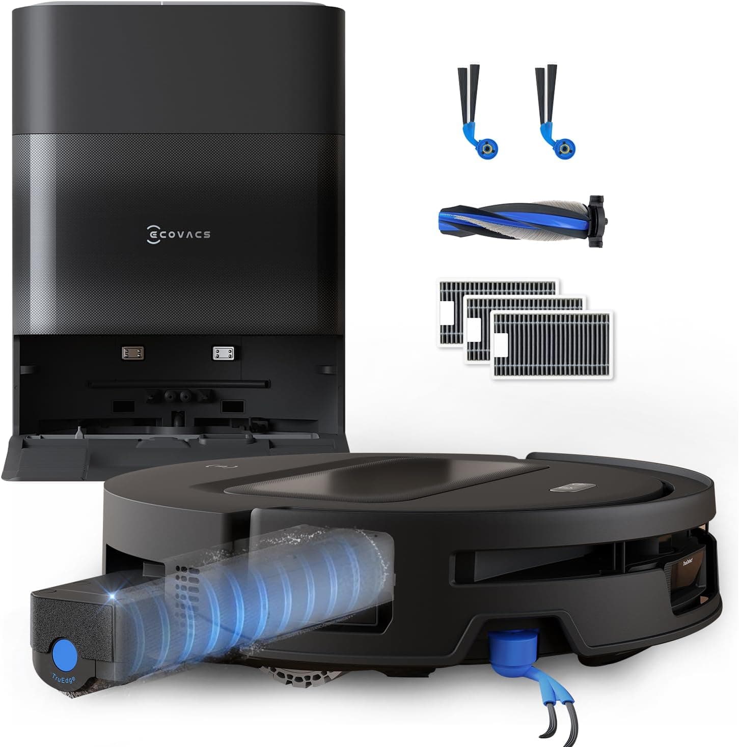 ECOVACS T90 MAX Pro Care Kit Robot Aspirador y Fregasuelos, Mejora T50