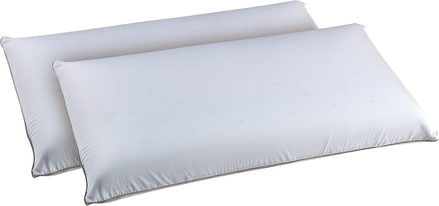 PIKOLIN Pack 2 Almohadas Viscoelásticas con Gel | Firmeza Media Alta | 70cm | Dormir de Lado o Boca Arriba | VISCO Gel