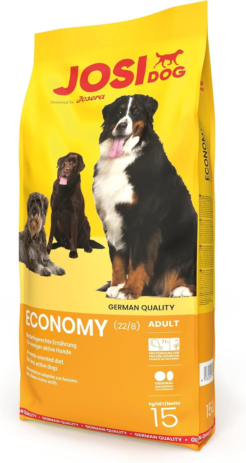 JosiDog Economy (1 x 15 kg) | Pienso completo para perros adultos | impulsado por Josera | 1 unidad