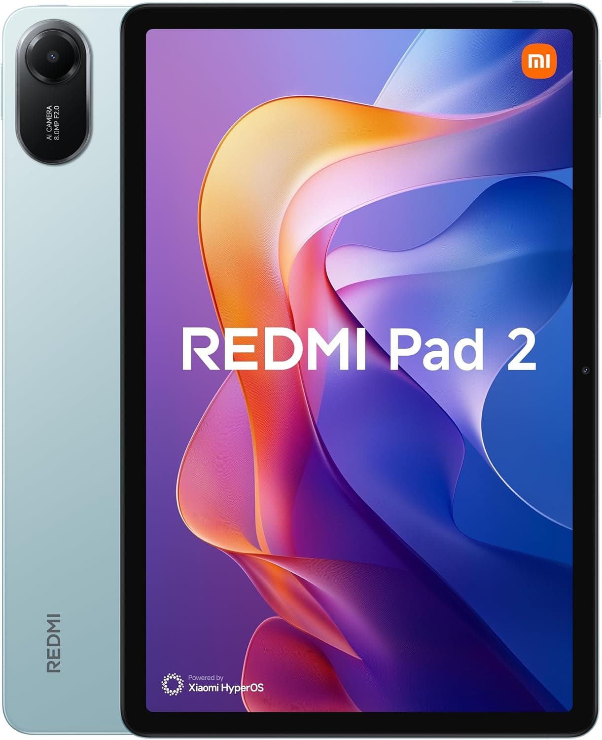 Xiaomi REDMI Pad 2 4+128GB Tablet de 11" 2.5K Verde Batería de 9000 mAh