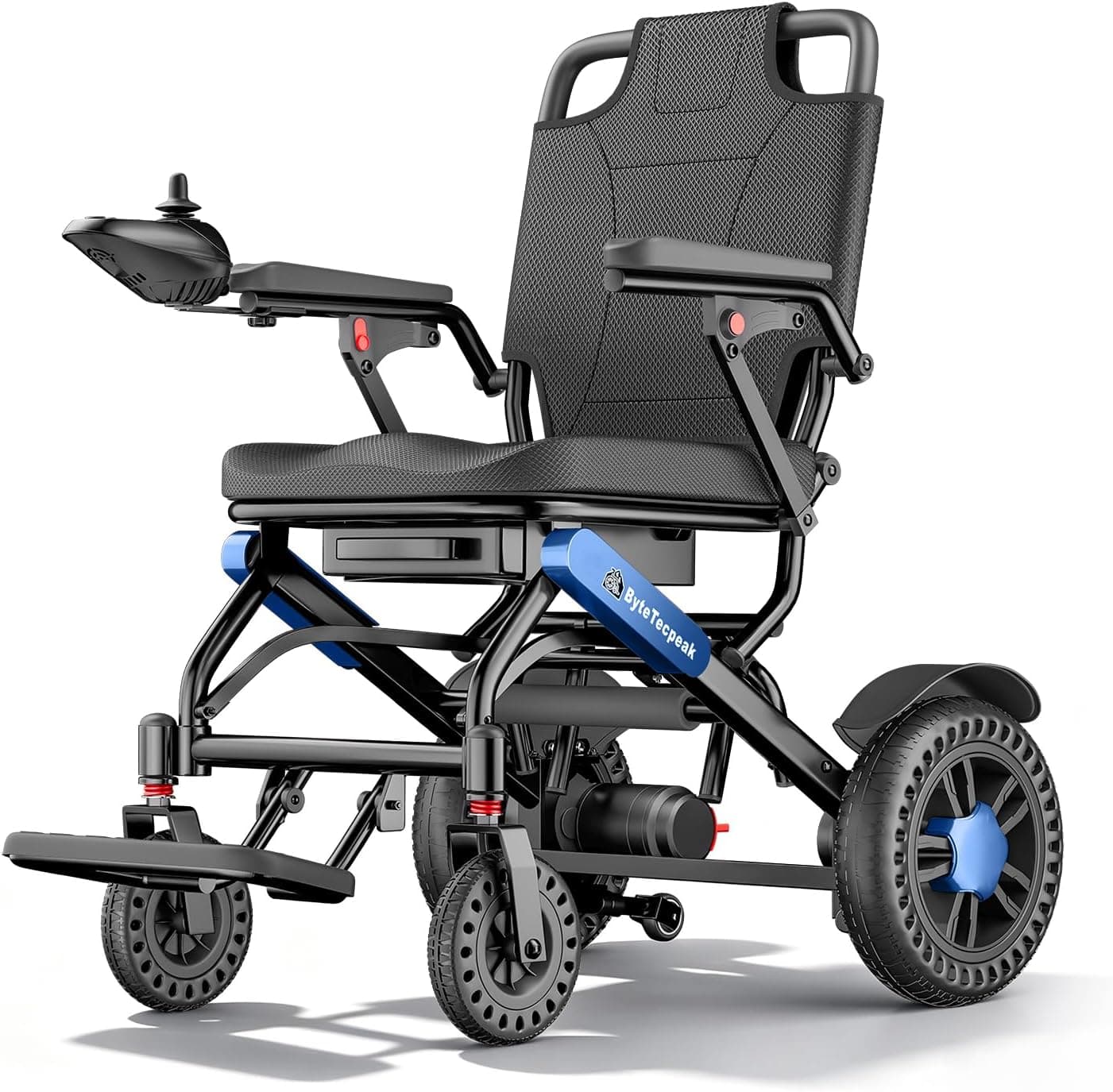 D24 Silla de Ruedas Eléctrica Plegable, 500W, 25 km, Solo 21 kg