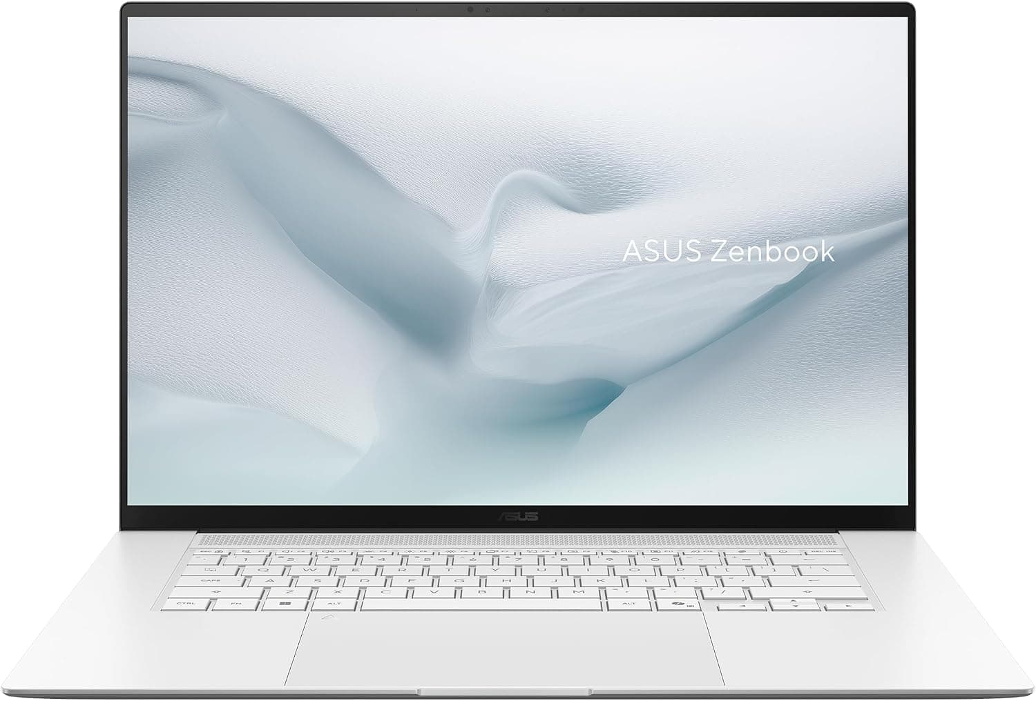 ASUS Zenbook S16 OLED UM5606GA-SR340W Copilot+ PC - Ordenador Portátil 16" 3K 120Hz (AMD Ryzen AI 9 465, 32GB RAM, 1TB SSD, Radeon 880M, Windows 11 Home) Blanco Escandinavo - Teclado QWERTY español
