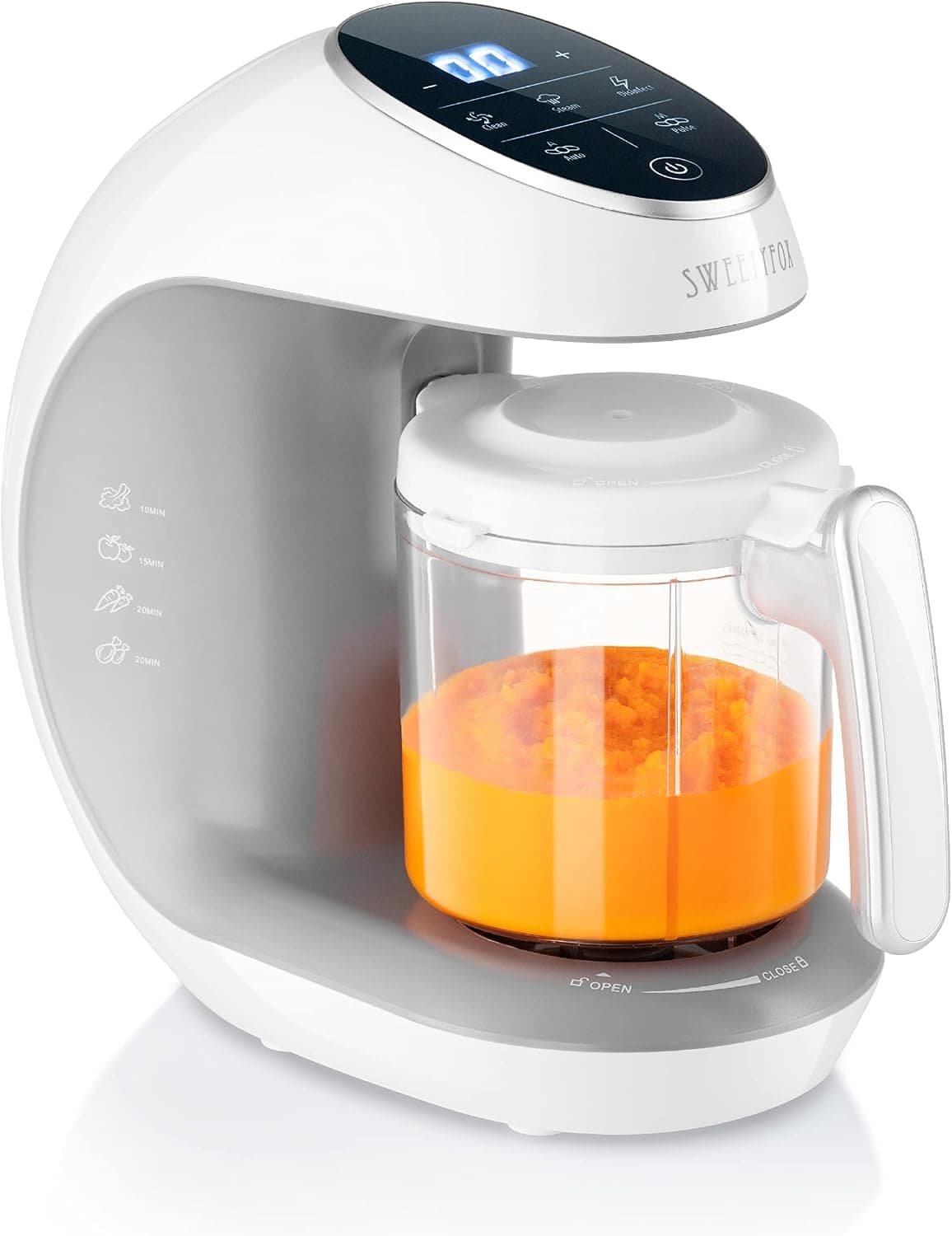 Sweety Fox - Robot Cocina Bébé - Procesador de Alimentos Bébé - 7 en 1