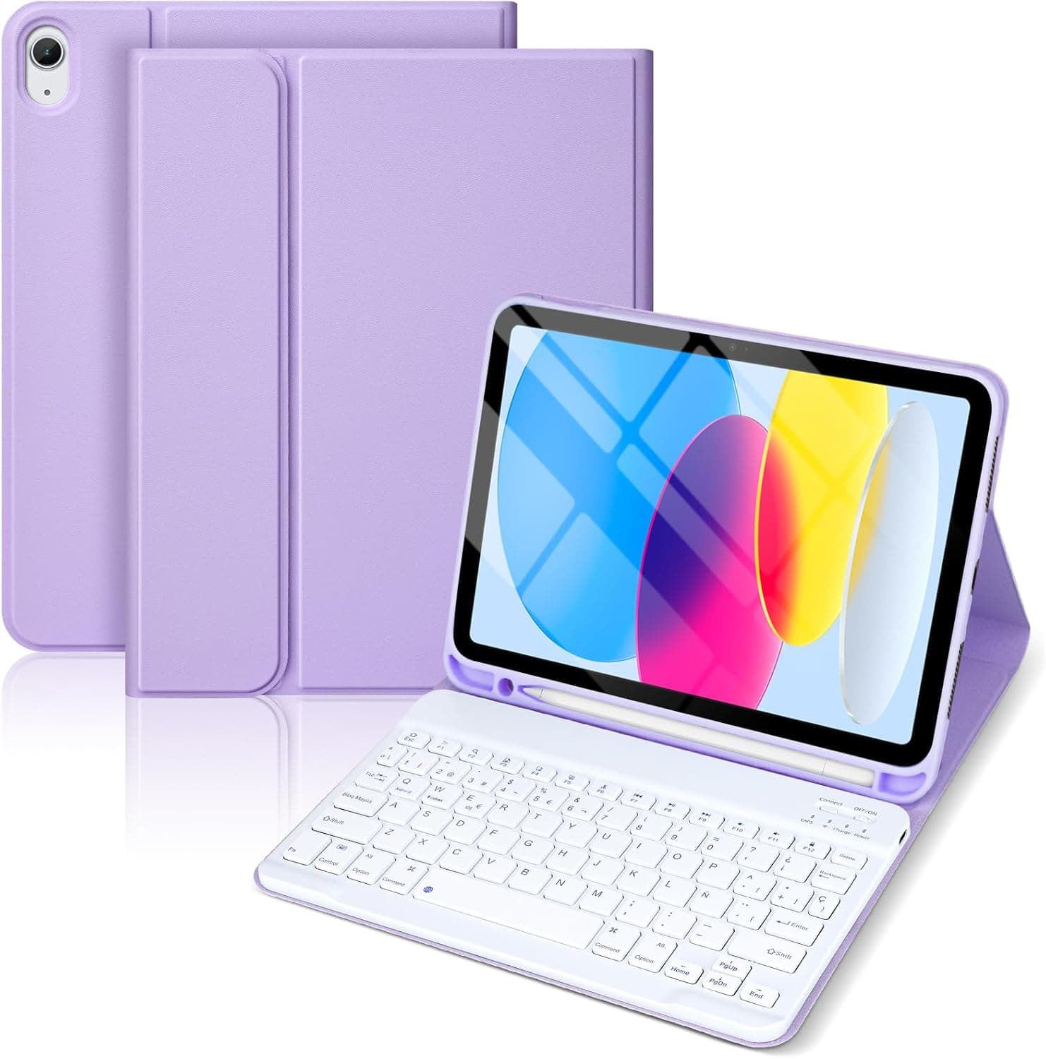 Funda Teclado para iPad 11.ª Gen (A16) / 10.ª Generación (11"/10.9")