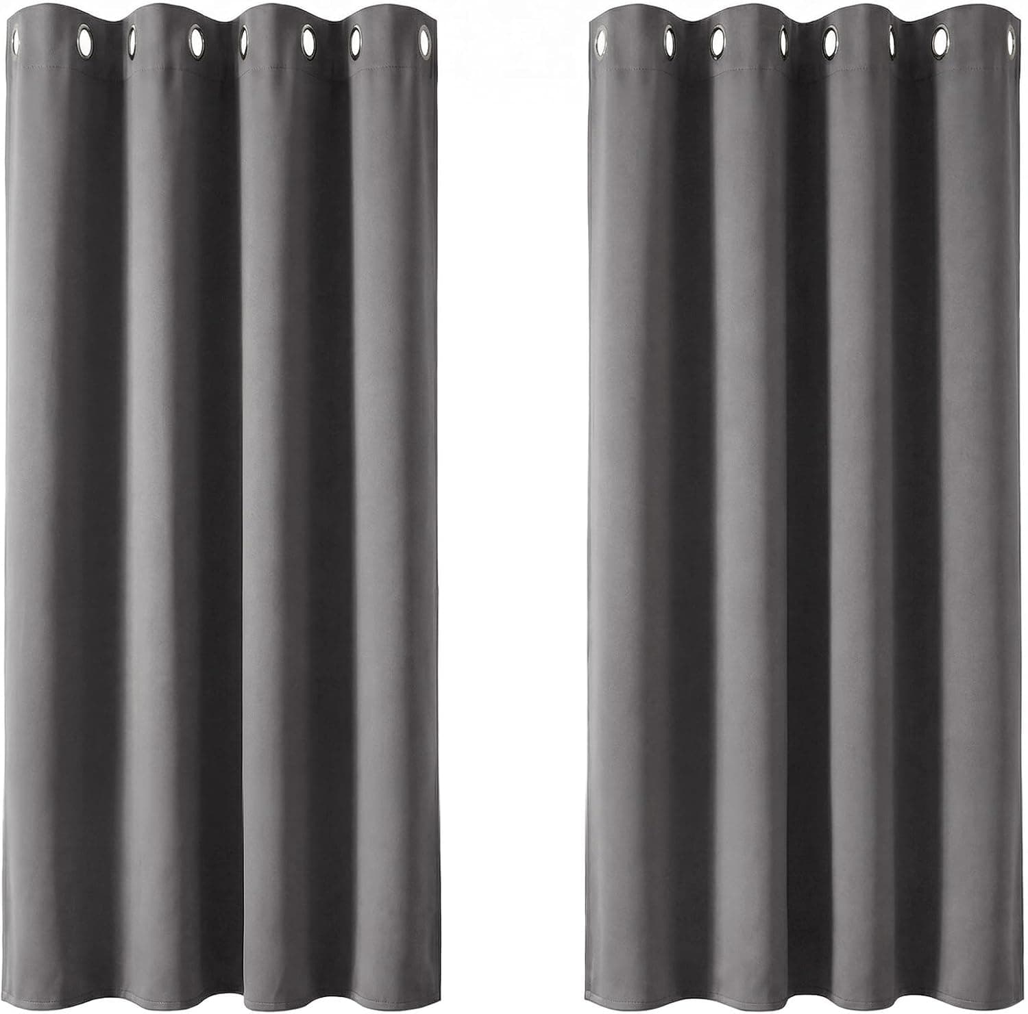Deconovo Cortinas Opacas Térmicas para Dormitorio y Salón, 2 Piezas