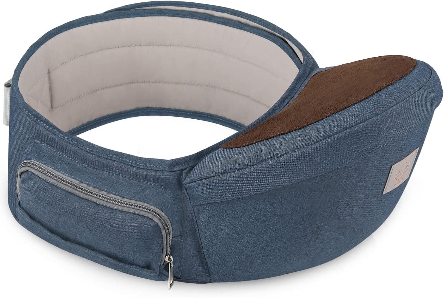 GAGAKU Portabebé Taburete de Cintura para Bebé 0-36 Meses Recién Nacido - Azul vaquero