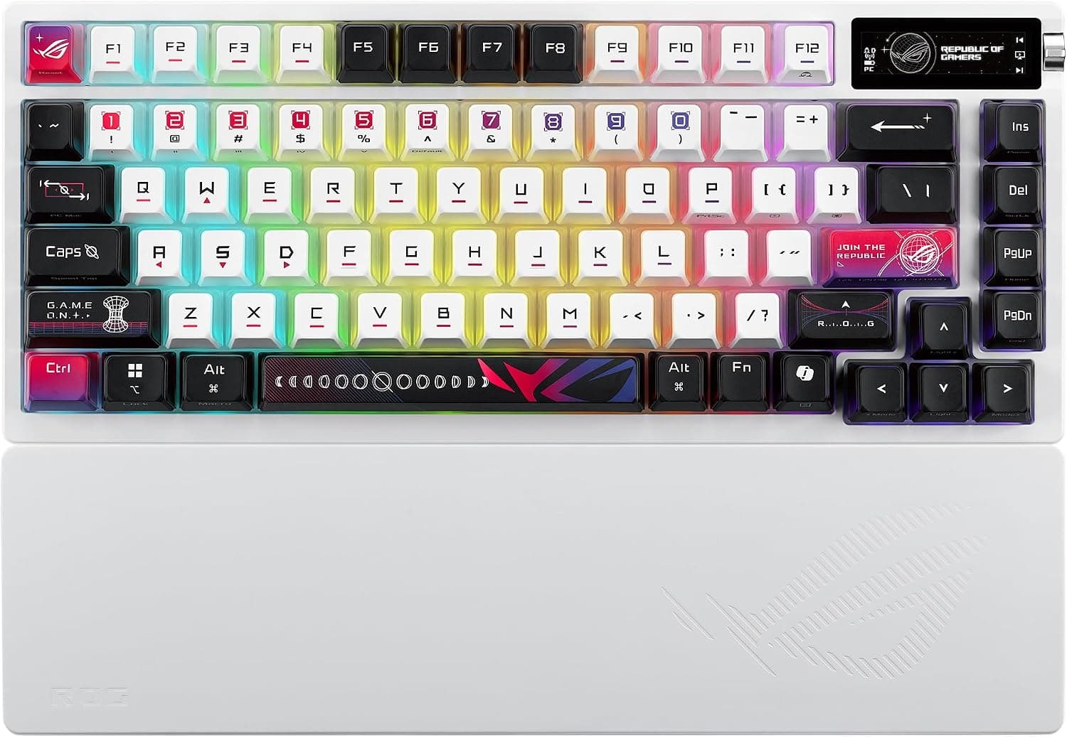 ASUS ROG Azoth X - Teclado Gaming mecánico inalámbrico de 75%