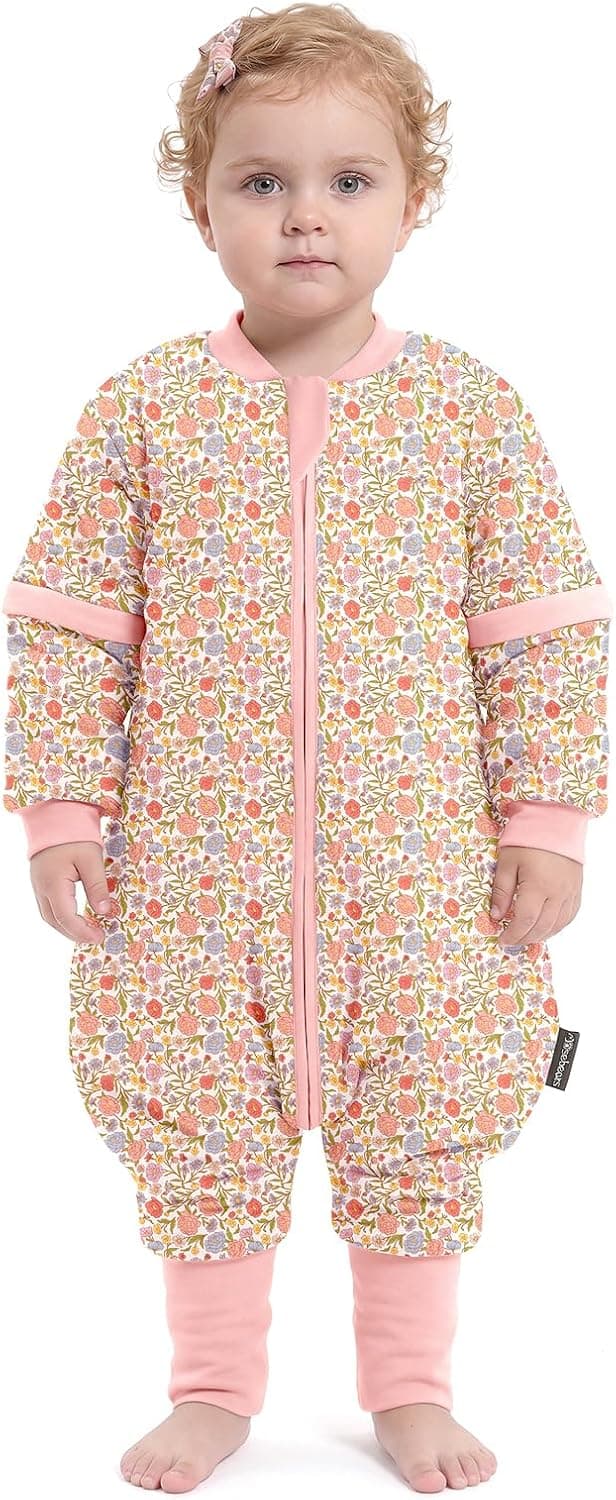 Mosebears Saco de dormir bebé 2.5 TOG, algodón,(Pink,6-18 meses)