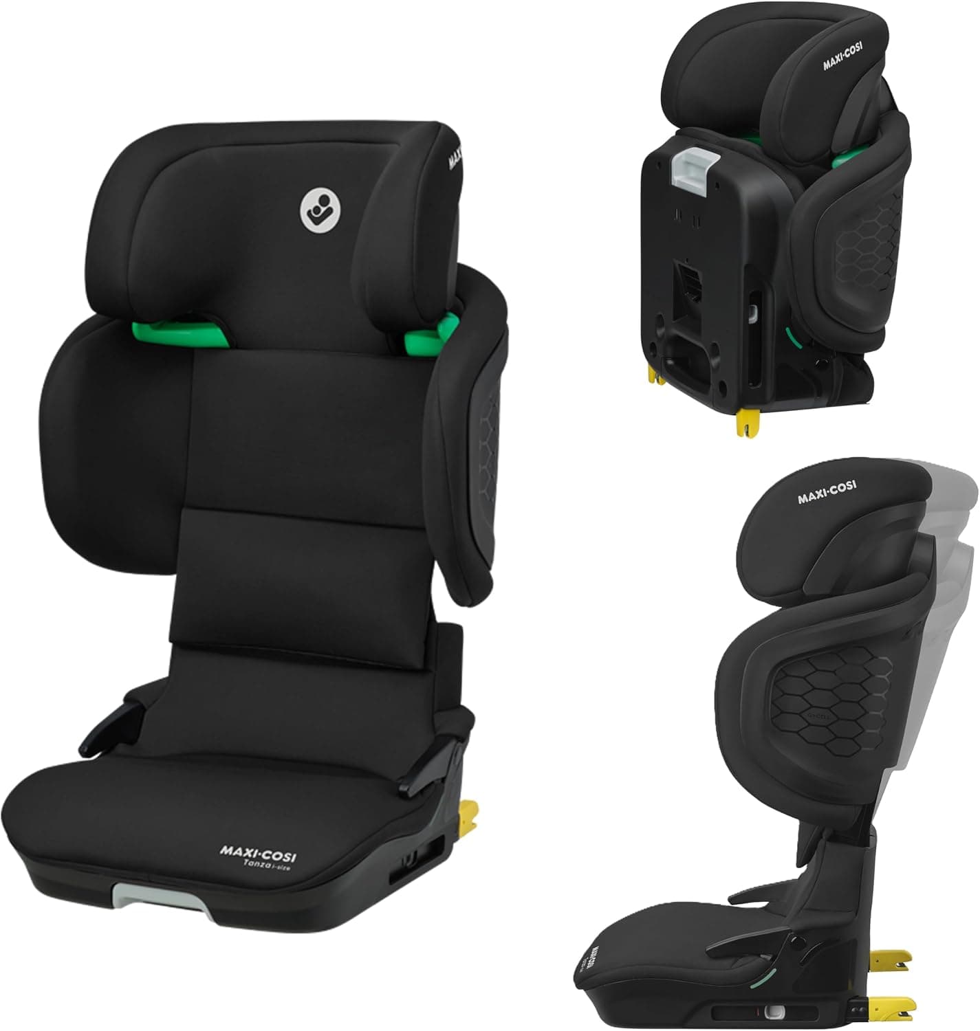 Maxi-Cosi Tanza i-Size, Silla Coche ISOFIX, 100–150 cm, Full Black