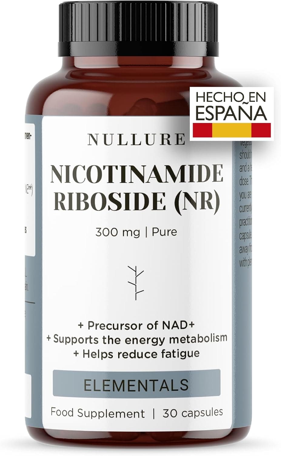 NAD Nicotinamida Ribósido 300mg | Alternativa NMN | 30 cáps | Nullure