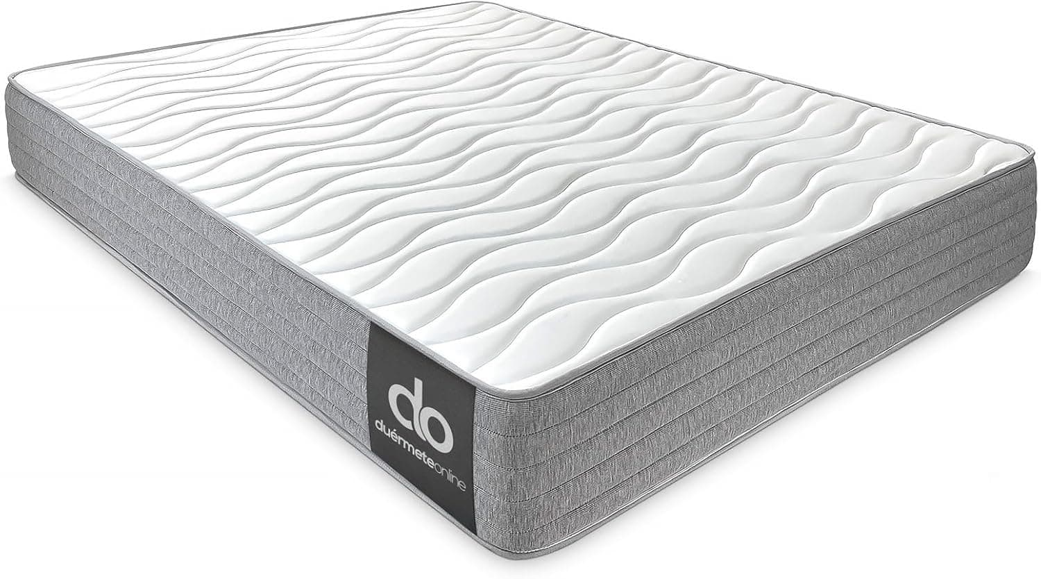DUÉRMETE ONLINE - Colchón 160 x 190 Viscoelástico Frida con Cara Invierno/Verano, Ergonómico, Confort y Dureza Óptimos, Higiénico y Transpirable, Grosor 25cm