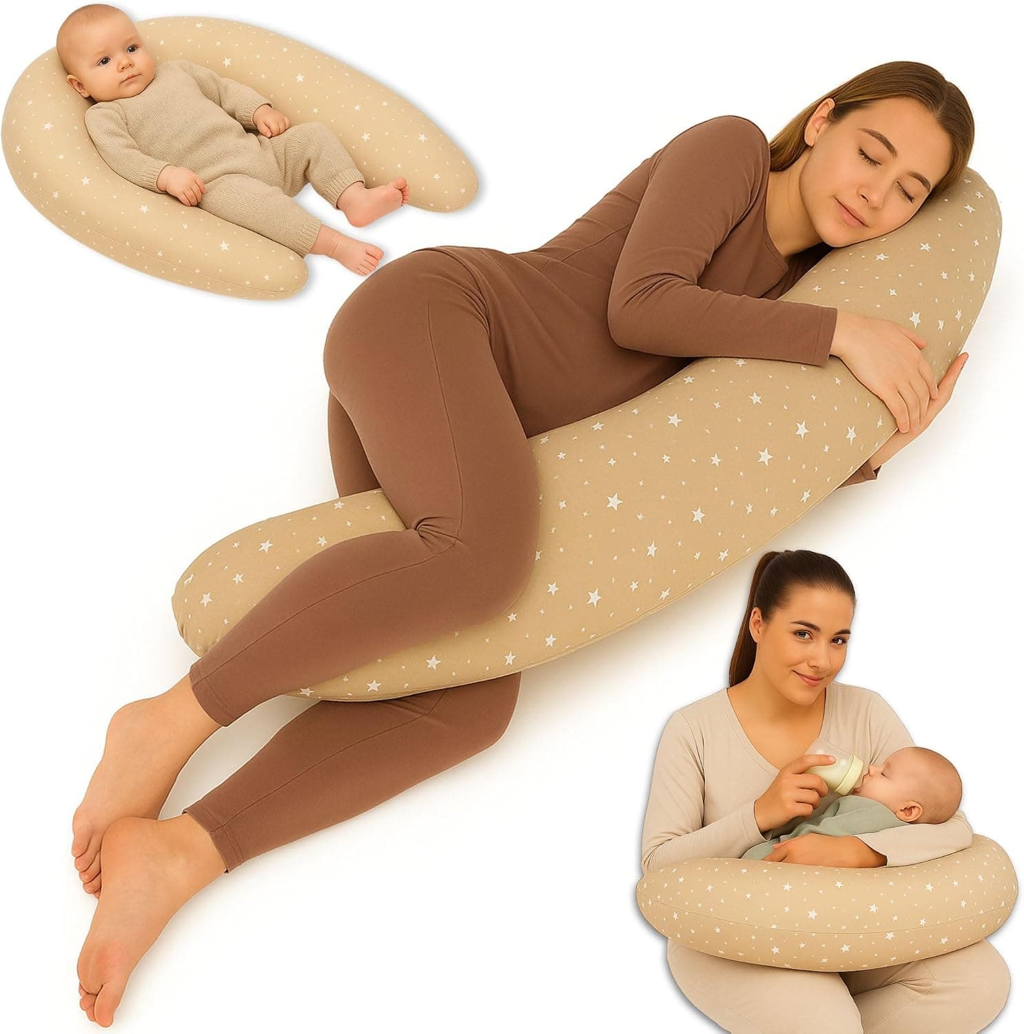 Cojín lactancia 190 cm almohada embarazada Pregnancy Pillow maternidad