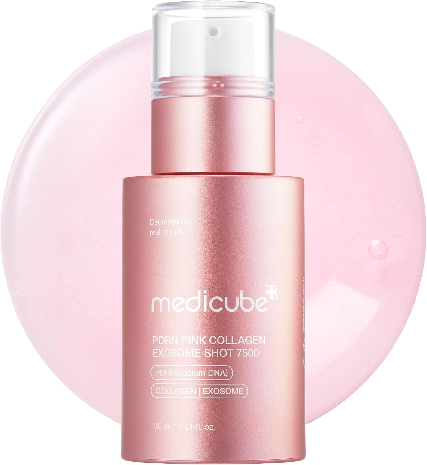 medicube Exosome Shot PDRN Pink Collagen 7,500 PPM Spicule Facial Serum