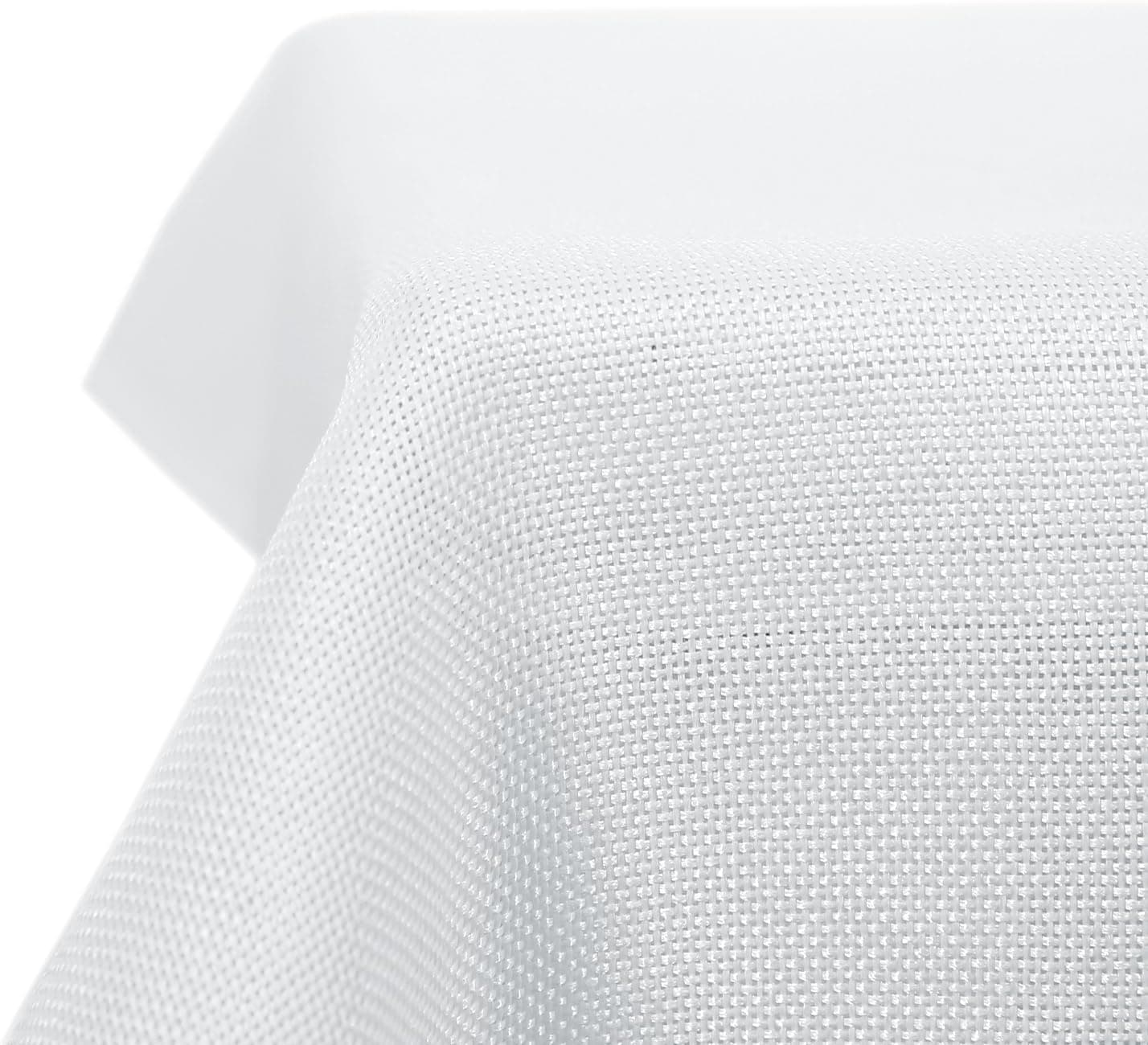 Deconovo Mantel de Mesa Cuadrado Antimanchas Impermeable, 130x130 cm