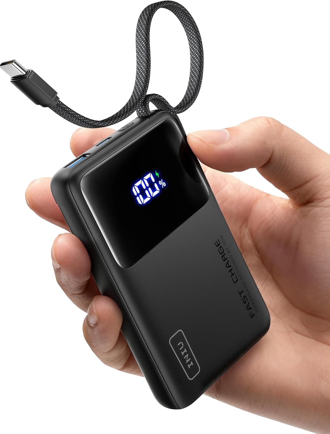 INIU Power Bank, Pequeño 10000mAh 45W Carga Rapida Travel Batería Externa