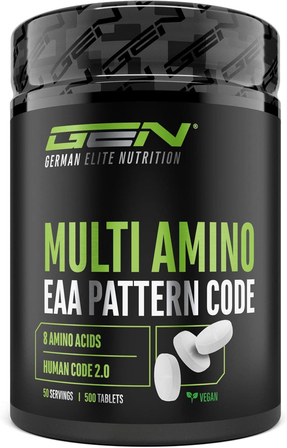 GEN GERMAN ELITE NUTRITION EAA Multi Amino - 500 Comprimidos - 1000 mg