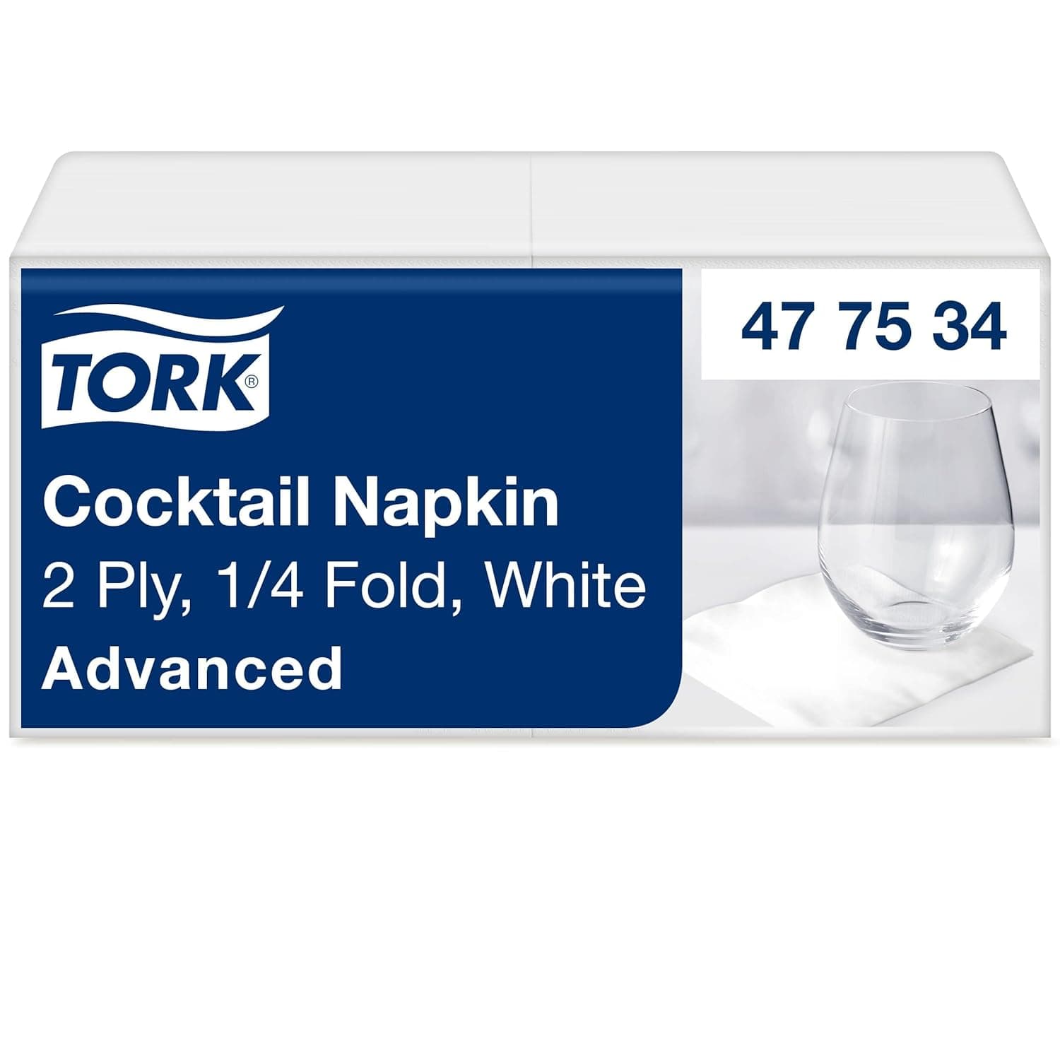 Tork 477534 Cocktail Servilleta blanca de papel