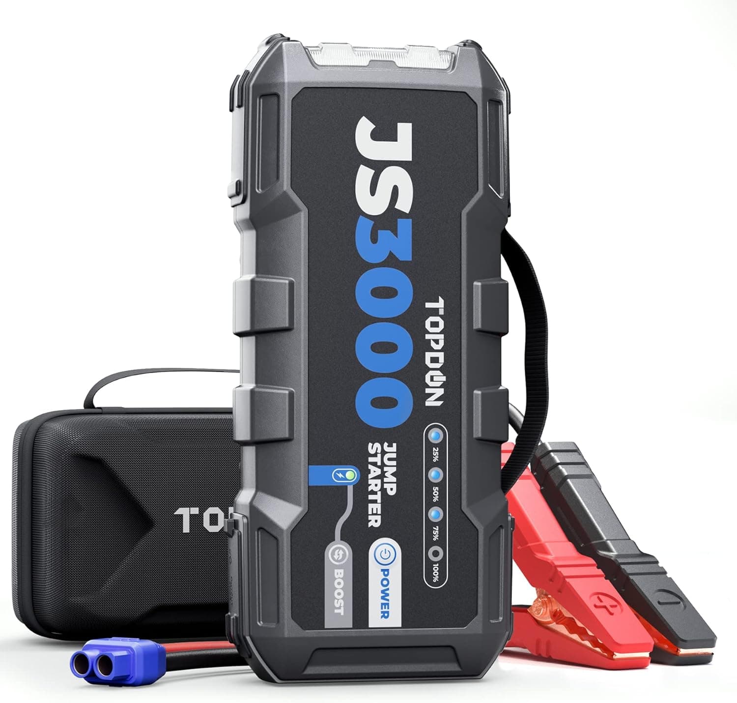 TOPDON JS3000 Arrancador de Baterias de Coche, Jump Starter Portatil