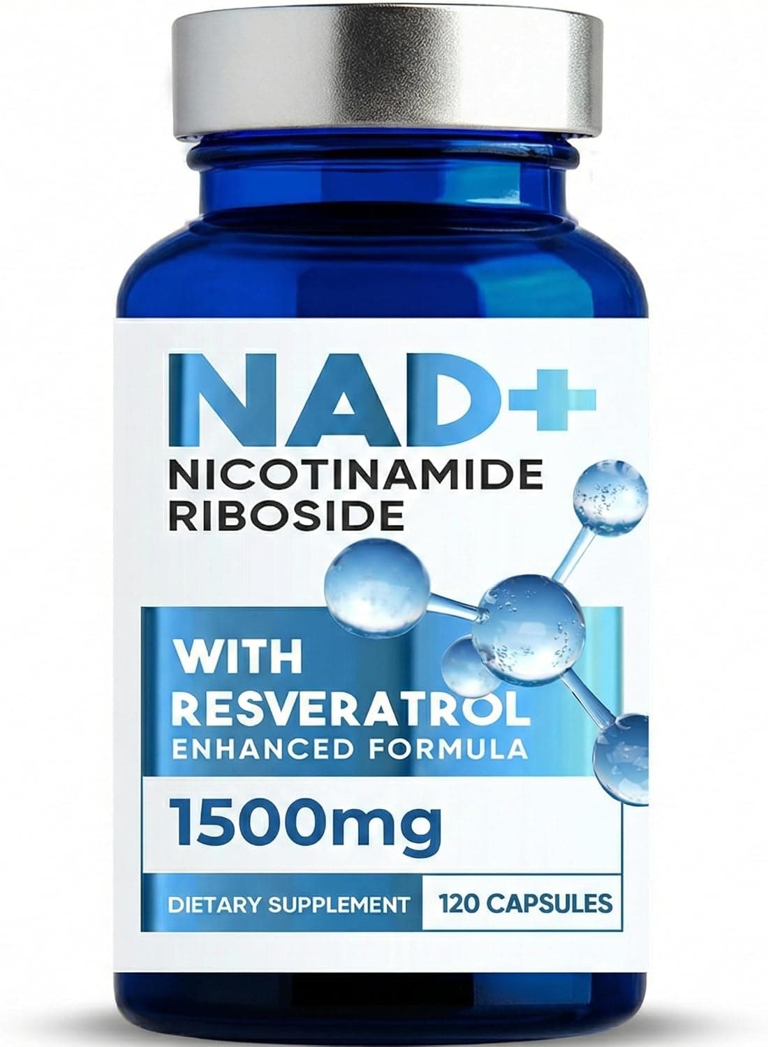 NAD+ con Resveratrol 1500mg - 120 Cápsulas