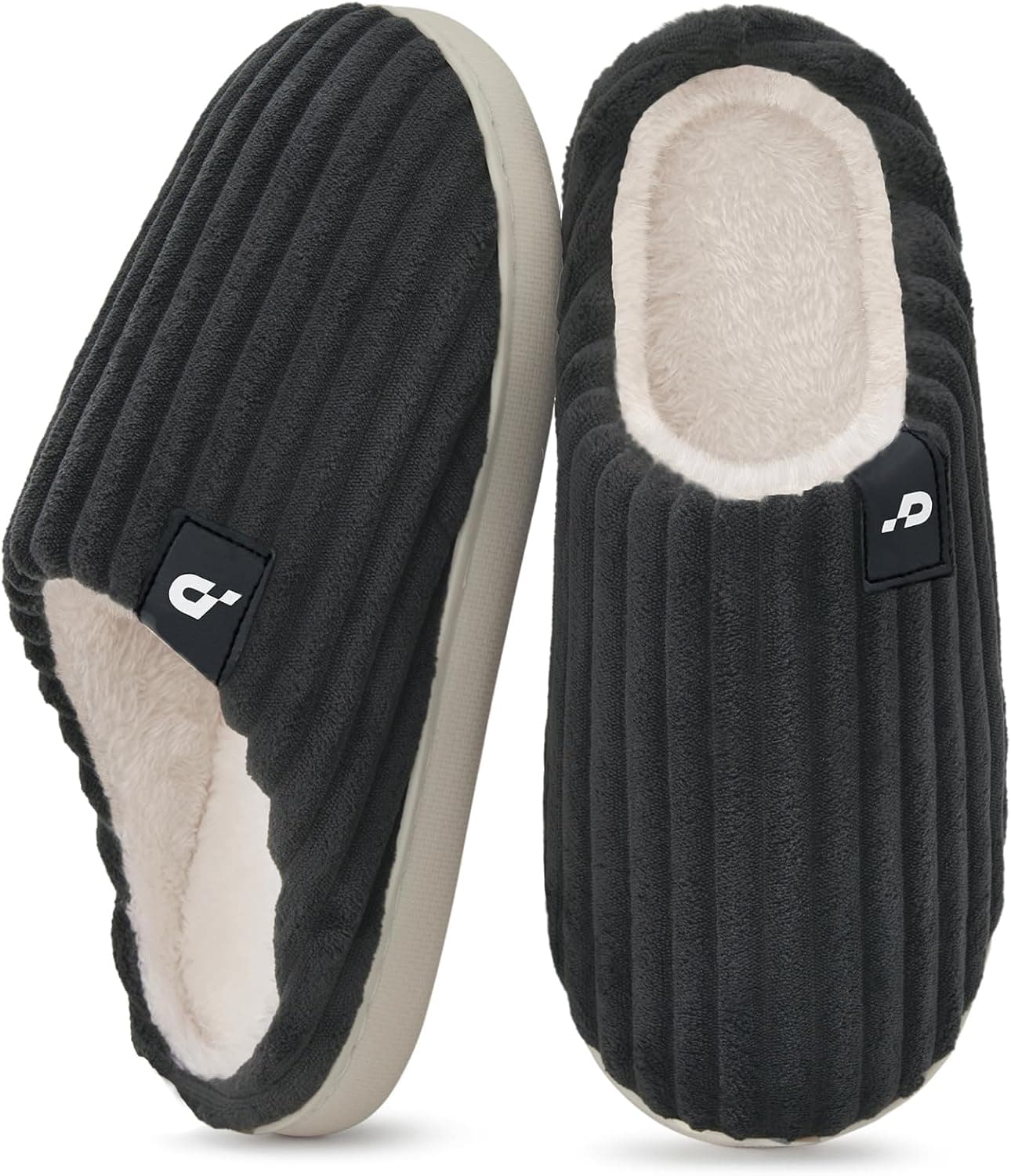 Coswind Zapatillas de Casa Mujer Hombre Invierno Memory Foam Pana Pantuflas