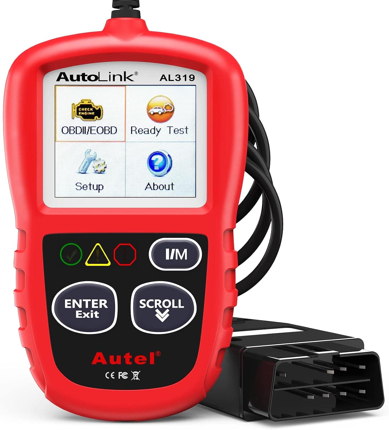 Autel AL319 OBD2 Diagnosis Coche, Lectura y borrado de códigos de Falla