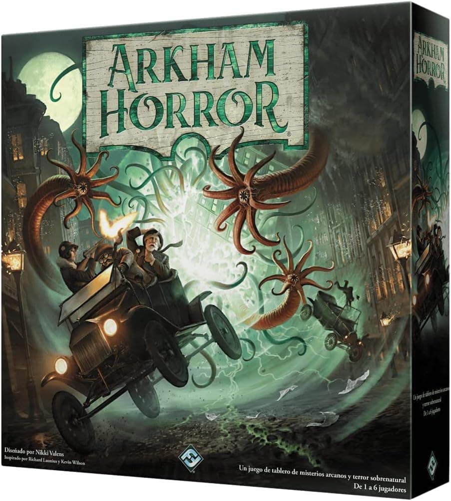 Fantasy Flight Games | Arkham Horror 3ª Edición | Juego de Mesa Cooperativo