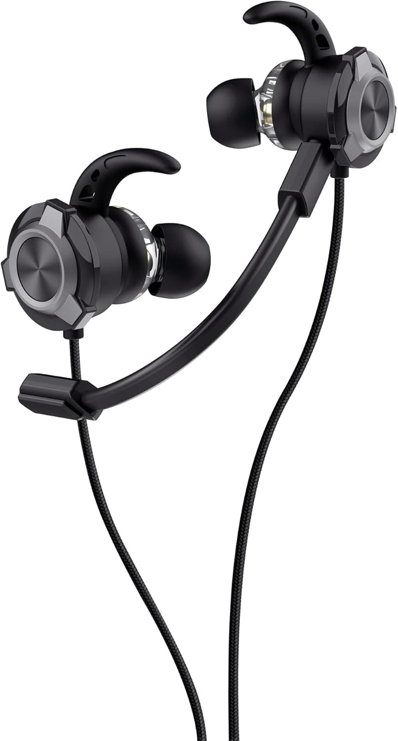 GXTrust Pine Auriculares Gaming Intraaurales con Cable, Negro