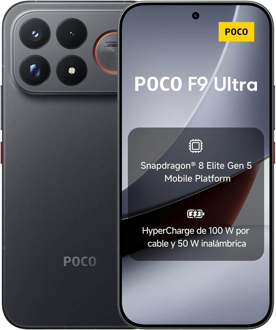 XIAOMI Poco F9 Ultra 5G, 16+1TB, Negro, 8050mAh, Carga 100 W