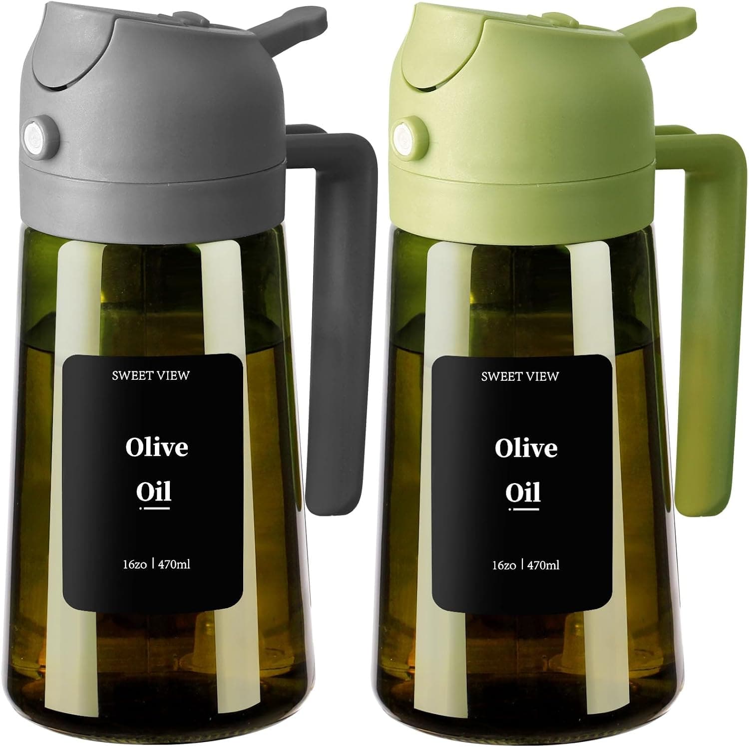 SWEET VIEW 2 Aceitera Spray Pulverizador y Dispensador Aceite