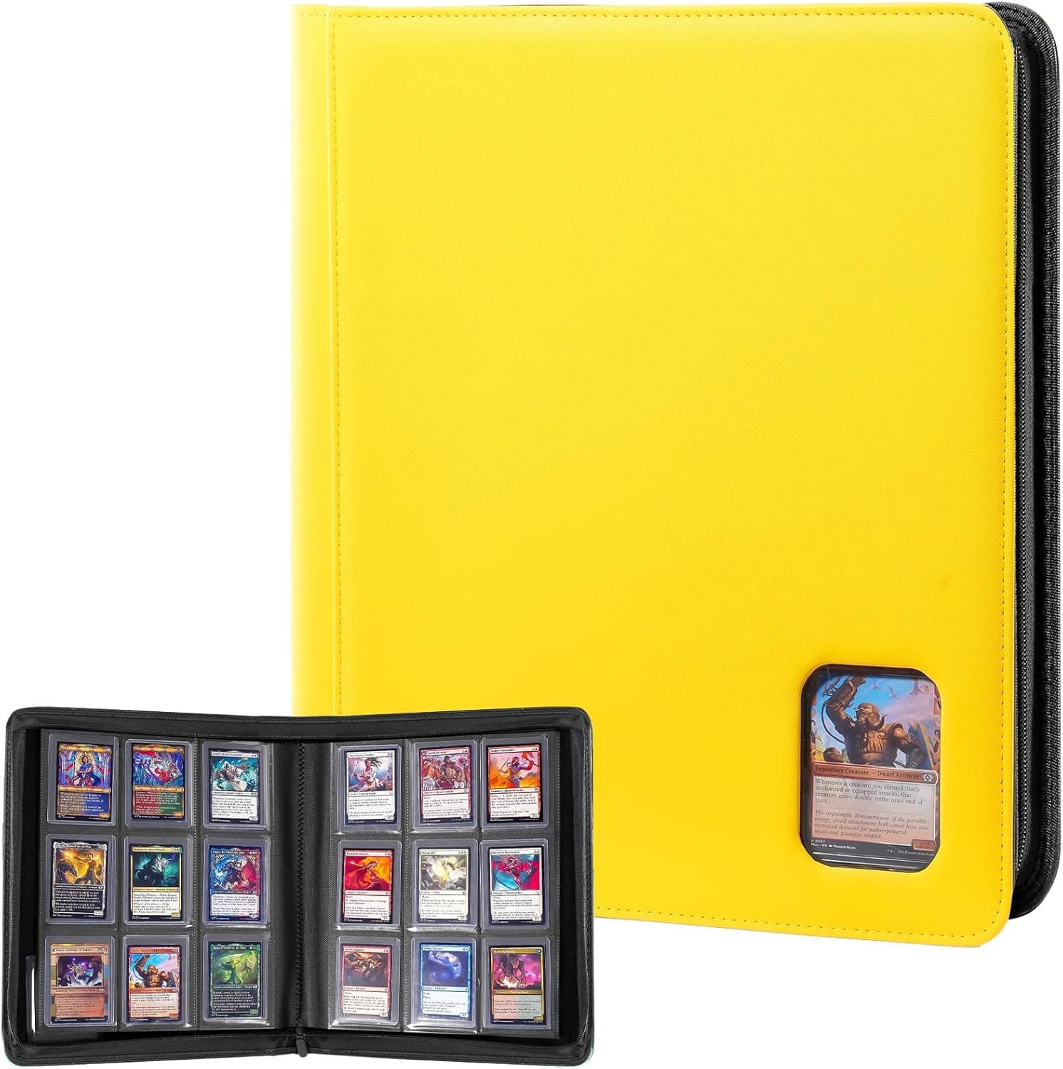 ProCase Álbum para Toploaders 3x4", 324 bolsillos -Amarillo