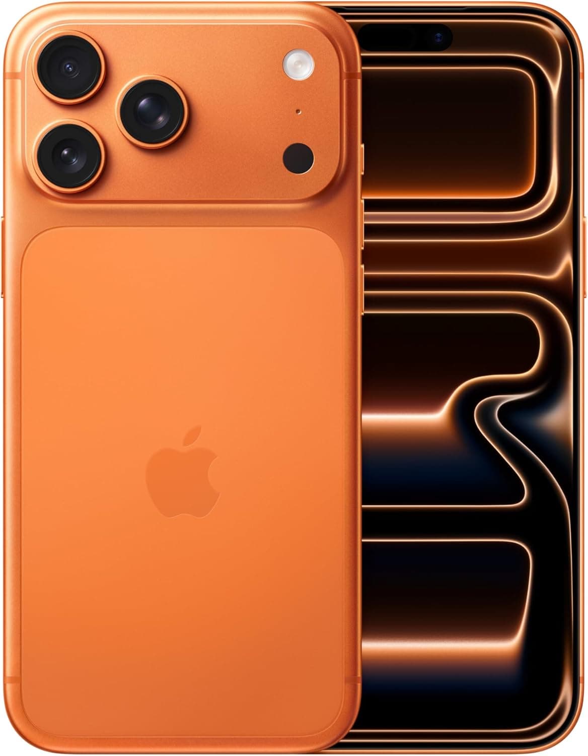 Apple iPhone 17 Pro MAX de 256 GB: Pantalla de 6,9 Pulgadas con Promotion, Chip A19 Pro, la Mayor autonomía en un iPhone, Sistema de cámaras Pro Fusion, cámara Frontal Center Stage; Naranja cósmico