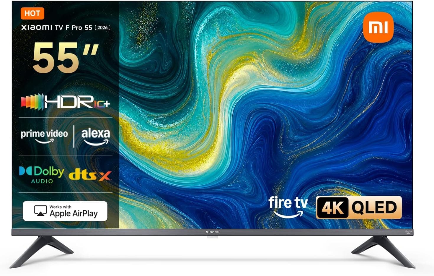 XIAOMI TV Pro 55 Pulgadas (140 cm), 4K UHD QLED Smart Fire TV, L55MB-FPVEU