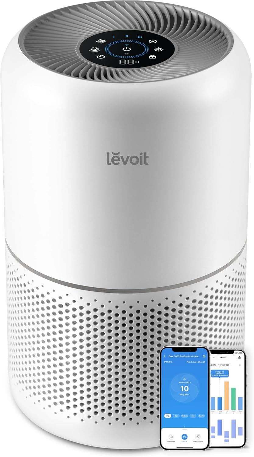 Levoit Core 300S Purificador de Aire con Filtro Hepa, Modo Inteligente