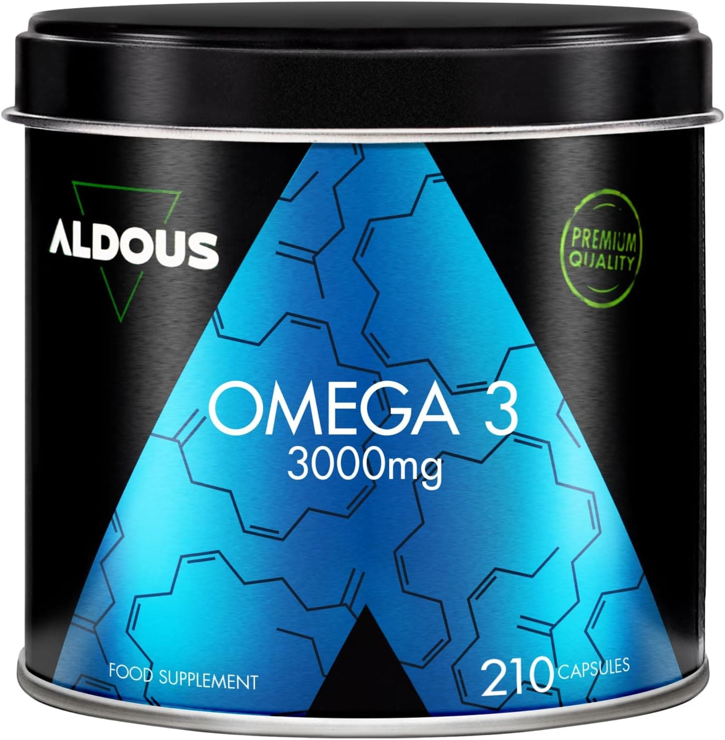 Omega 3 capsulas - 210 cápsulas - 3000mg dosis diaria - Omega 3 EPA y DHA