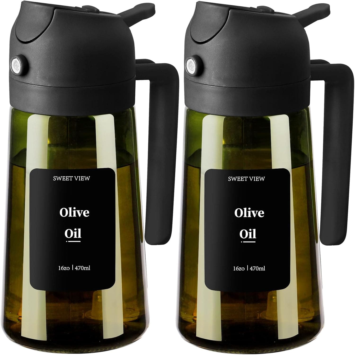 SWEET VIEW 2 Aceitera Spray Pulverizador y Dispensador Aceite