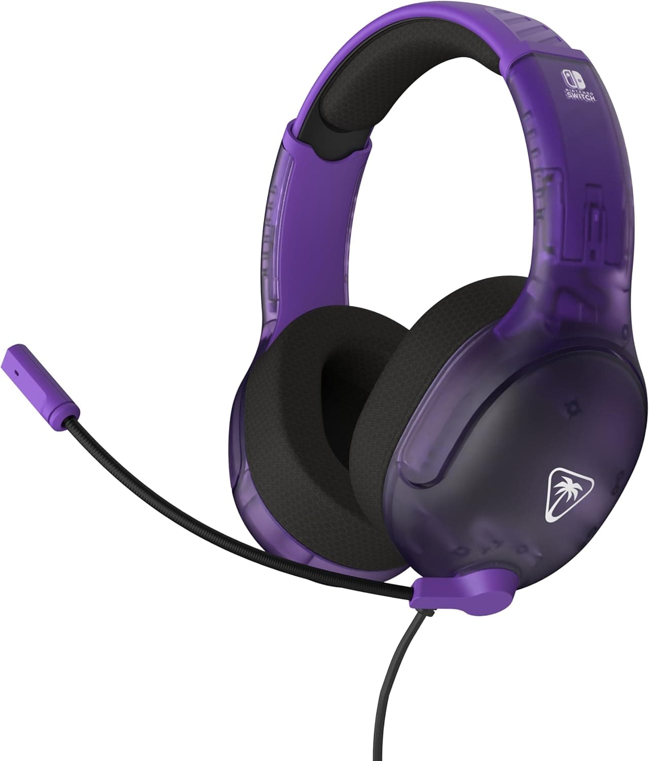 Turtle Beach Airlite Fit Auriculares con Cable para Juegos en Morado fantasmal con Licencia Oficial para Todos los Nintendo Switch