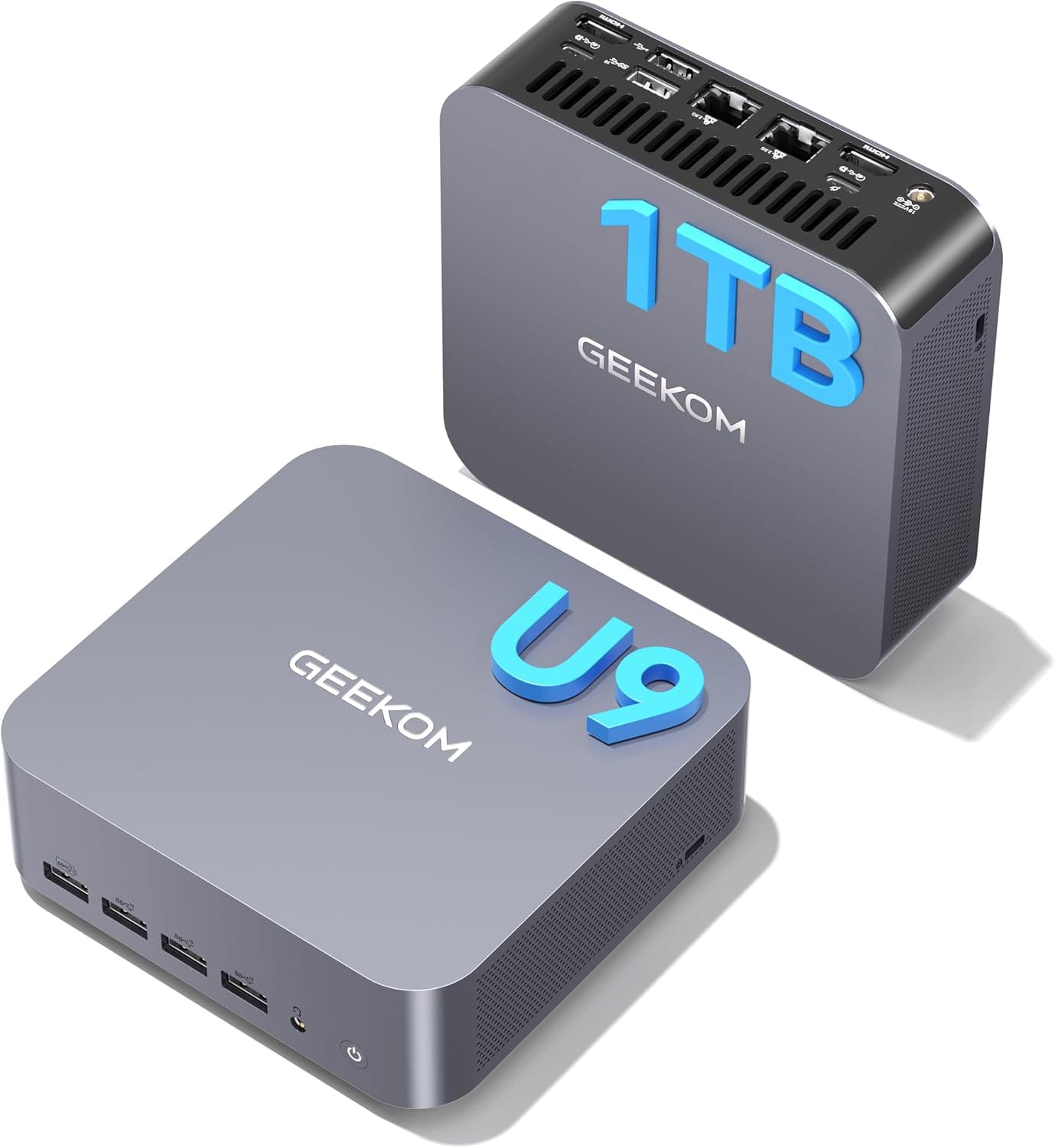 GEEKOM GT1 Mega AI Mini PC con Intel Core Ultra 9 185H, 1TB SSD+16GB DDR5