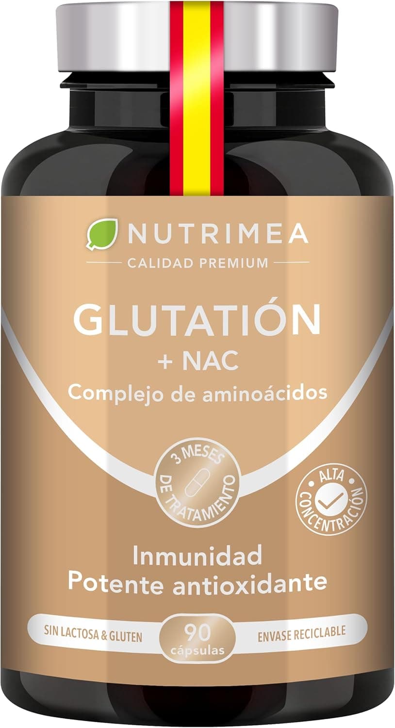 Glutatión Reducido 98% | Alta Absorción | 90 Cápsulas Veganas