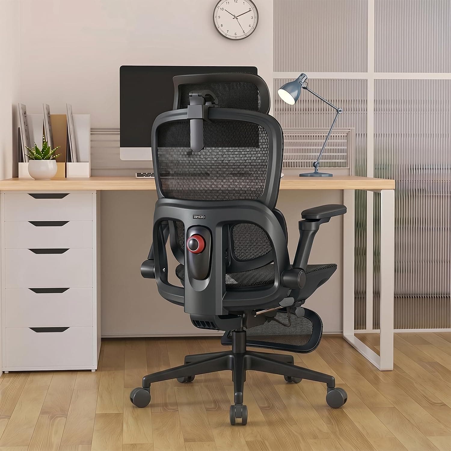 SIHOO B300Pro Silla Ergonómica Oficina con Reposapiés Soporte Lumbar 4 Vías