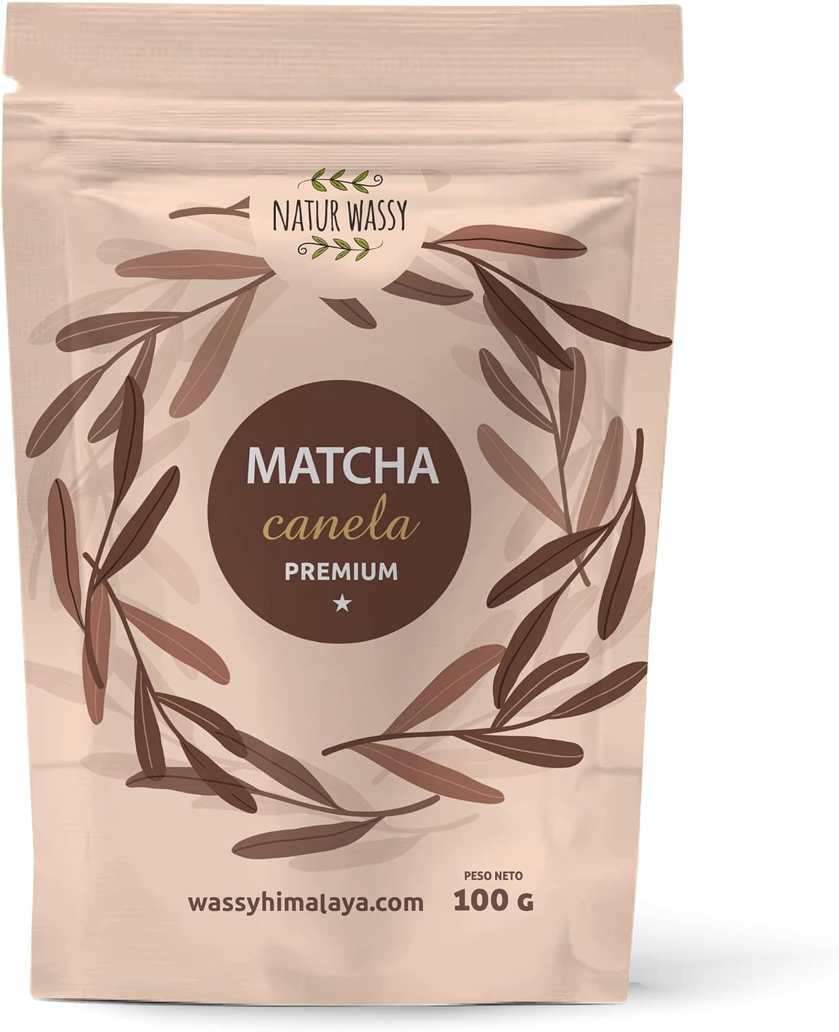 Te Matcha, Grado PREMIUM, Sabor Canela. 100% Natural. 100Gr De Te Verde Matcha Sabor a Canela, Potente Detox Y Antioxidante. Puro Matcha De Cultivo. 100 Dosis