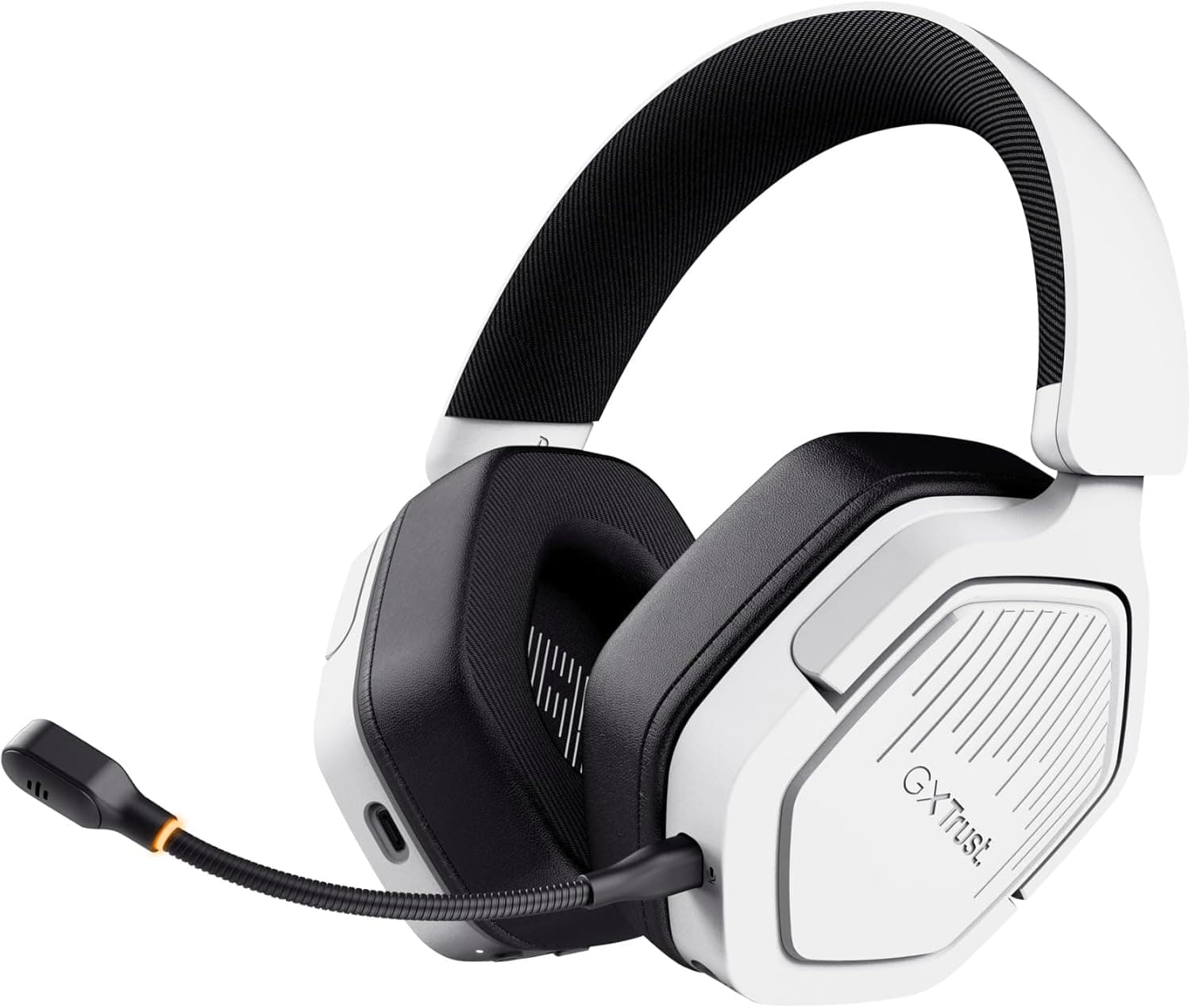 GXTrust Ravox Cascos Gaming Inalámbricos Bluetooth + 2.4GHz, Blanco