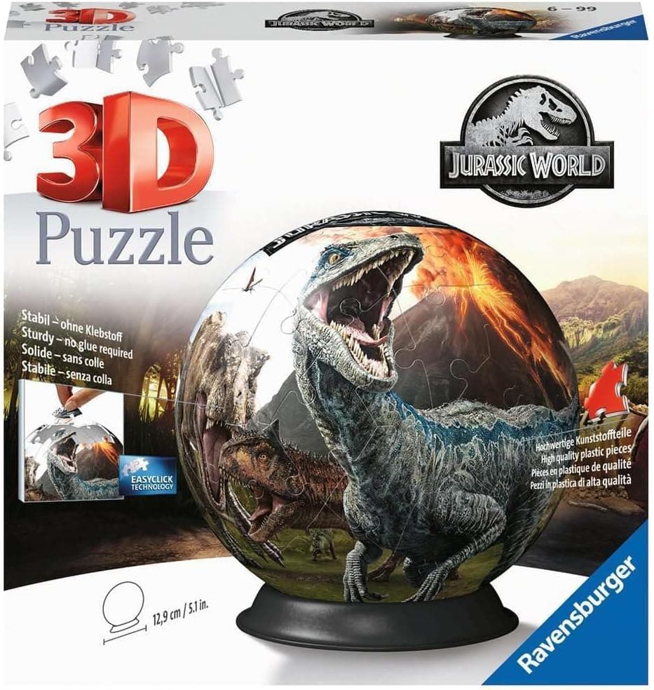 Ravensburger - Puzzle 3D Jurassic World 72 Piezas, +6 años