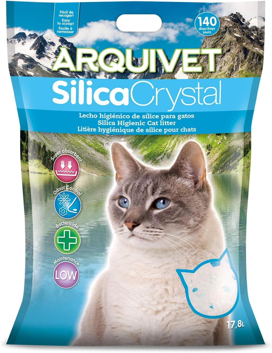 Arquivet, Arena Gato Silica Crystal 17,8 L