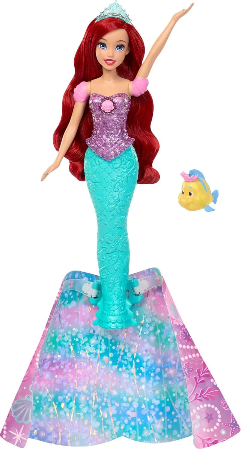 Mattel Disney Princess Ariel Muñeca Transformable