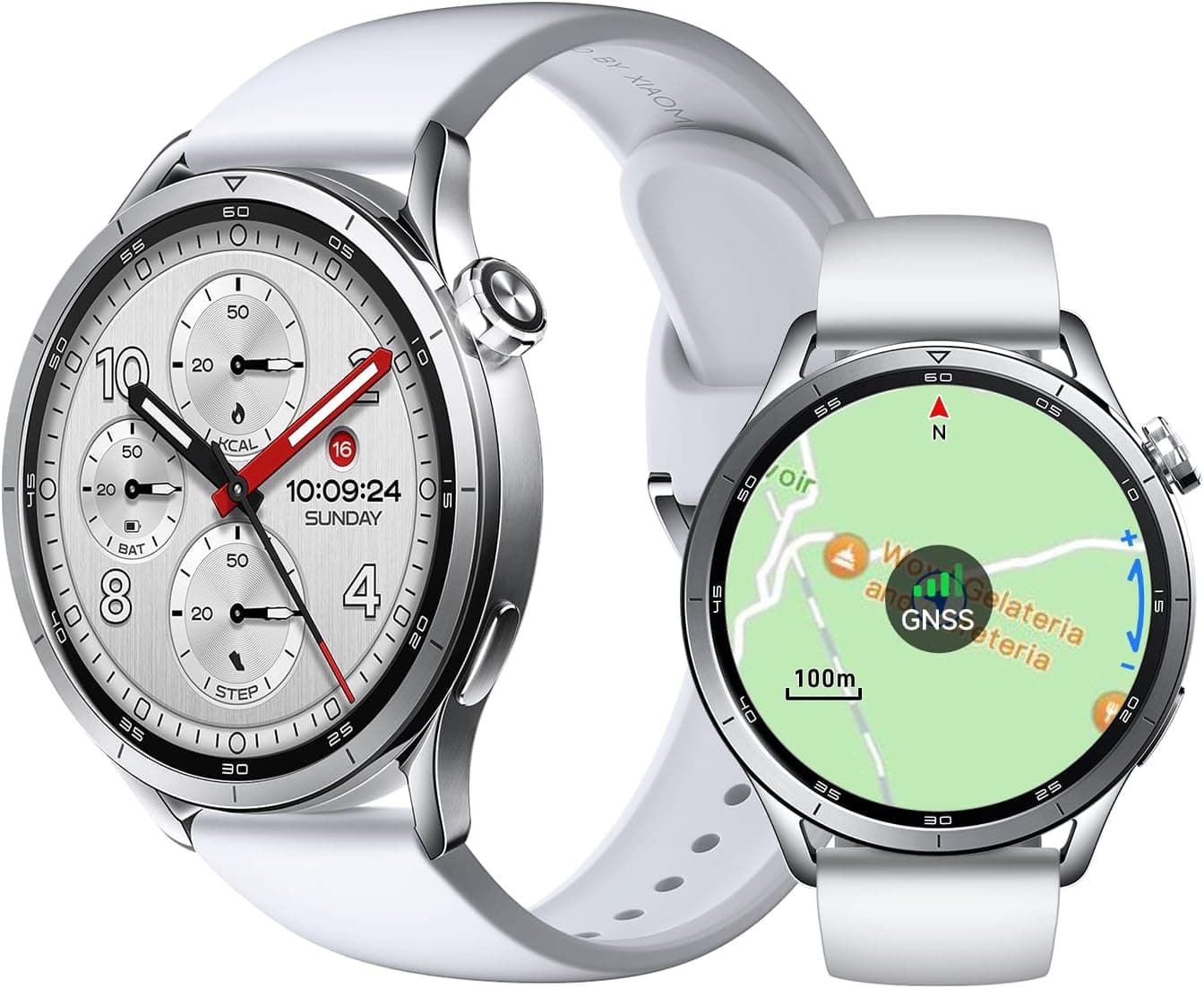 XIAOMI Watch S5 46 mm, smartwatch Hombre y Mujer, GPS, 21 días, Plata